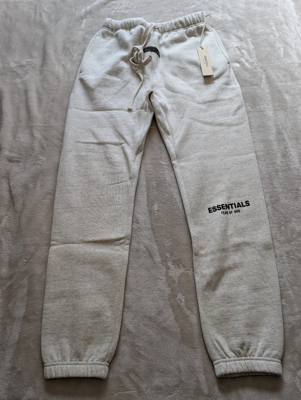 Fear of God ESSENTIALS Light Oatmeal Sweatpants Joggers NWT XS